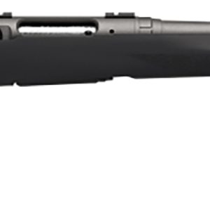 Savage Arms 58280 110 Trail Hunter Lite Full Size 450 Bushmaster 3+1 20" Fluted/Threaded Barrel, Drilled & Tapped Steel Receiver, Black Fixed Synthetic Stock