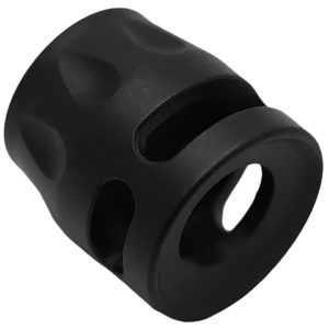 True Precision Inc TPSMICROBL Micro Compensator S-Type Black Nitride 416R Stainless Steel 1/2"x28 Threads 9mm/380 ACP