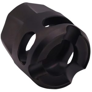 True Precision Inc TPYMICROBC Micro Compensator Y-Type Black DLC 416R Stainless Steel 1/2"x28 Threads 9mm/380 ACP