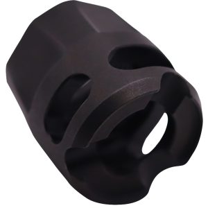 True Precision Inc TPYMICROBL Micro Compensator Y-Type Black Nitride 416R Stainless Steel 1/2"x28 Threads 9mm/380 ACP