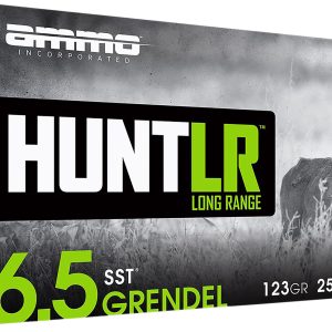 Ammo Inc 65GR123SSTA20 Hunt Long Range 6.5Grendel 123gr Super Shock Tip 20 Per Box/10 Case