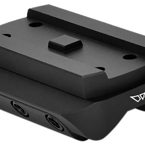 Warne 6111M Mini Red Dot Mount Shotgun Rib Black Anodized Aluminum Fits Holosun/Sig Romeo5/Vortex Crossfire/Aimpoint Micro H1-H2/ Aimpoint T1-T2