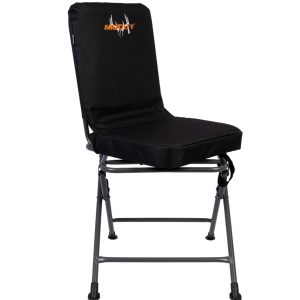 Muddy MUDPSCHR Padded Swivel Chair Black 300 Denier Polyester Fabric/ Polyethylene Foam Seat