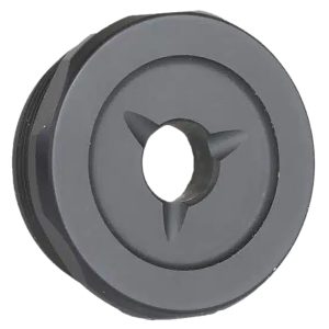 Jk Armament JK155PROEC30 155 Pro Flash Reducer End Cap 30 Cal 1.375"x24 Ti6AL4V Titanium Black