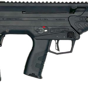 Desert Tech WLVRFD1630B WLVRN  300 Blackout 30+1 16" Black Steel Threaded Barrel, Black Hard Coat Anodized Picatinny Rail Aluminum Receiver, M-LOK Handguard, Black Polymer Chassis, Ambidextrous