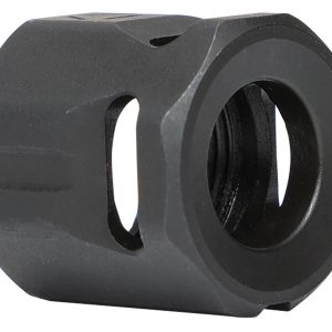 Strike Industries MCCIRCLE Micro Threaded Compensator Black Steel 1/2"x28 Threads 0.64" OAL Compatible w/ 9mm/357 SIG