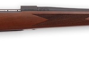 Weatherby VDT300NR4T Vanguard Sporter Full Size 300 Win Mag 3+1 24" Bead Blasted Blued #2 Threaded Barrel, Matte Blued Drilled & Tapped Steel Receiver, Grade A Turkish Walnut Monte Carlo Stock