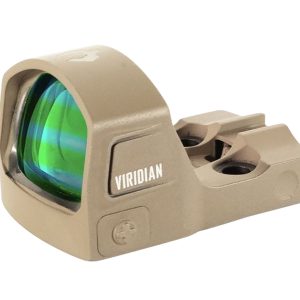 Viridian 9810143 RFX15 Flat Dark Earth 1 x 17 mm x 24 mm 3 MOA Green Dot Shield/Picatinny