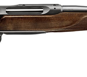 Sauer 80117094 505 Lux Full Size 308 Win 3+1 22" Matte Blued Threaded Barrel, Matte Blued Saddle Mount Steel Receiver, Grade 5 Wood Fixed Stock