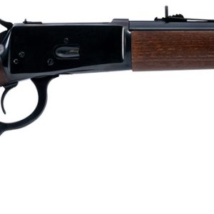 Heritage Mfg H92044161 92 Ranch Hand 44 Mag 8rd 16.50" Black Polished Steel Barrel, Black Polished Alloy Steel Receiver, Fixed Hardwood Stock