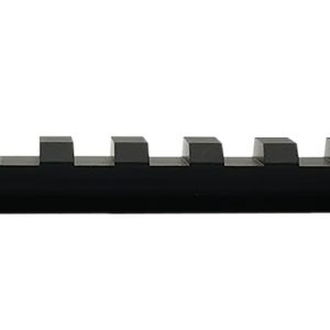 Weatherby J010005 Picatinny Rail Matte Black Aluminum Weatherby Vanguard Weaver Mount Long Action 20 MOA