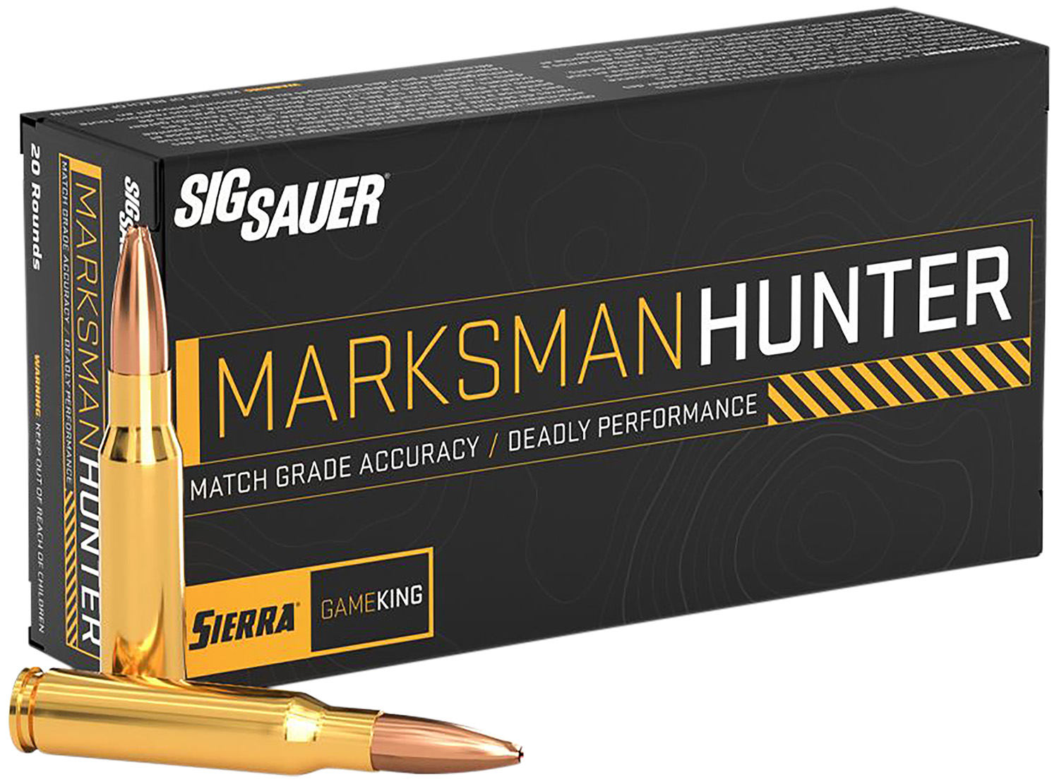 Sig Sauer E243GK8520 Marksman Hunter 243Win 85gr 20 Per Box/10 Case