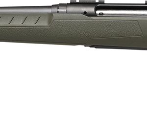 Savage Arms 32073 Axis 2 243 Win 4+1 22" Matte Black Sporter Barrel, Matte Black Drilled & Tapped Steel Receiver, Fixed Green Synthetic Stock, Left Hand