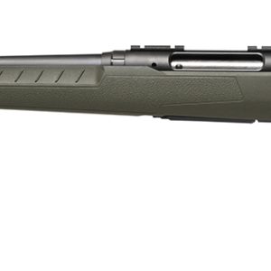 Savage Arms 32080 Axis 2 270 Win 4+1 22" Matte Black Sporter Barrel, Matte Black Drilled & Tapped Steel Receiver, Fixed Green Synthetic Stock, Left Hand