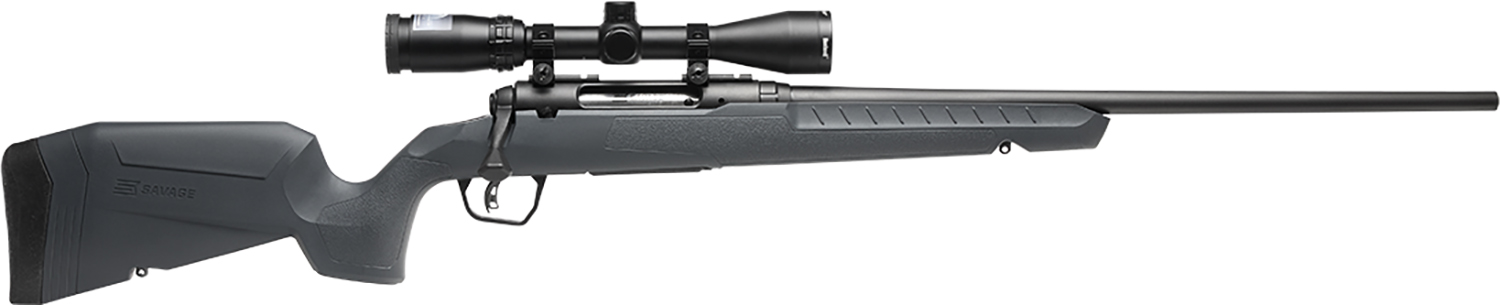 Savage Arms 32171 Axis 2 XP Combo Full Size 223 Rem 4+1 22" Black Sporter Barrel, Black Carbon Steel Receiver Drilled & Tapped, Gray Fixed Synthetic Stock, Weaver 3-9x40mm Scope, Right Hand