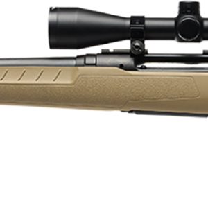 Savage Arms 32194 Axis 2 XP Combo 22-250 Rem 4+1 22" Black Sporter Barrel, Black Carbon Steel Receiver Drilled & Tapped, Flat Dark Earth Fixed Synthetic Stock, Weaver 3-9x40mm Scope, Left Hand