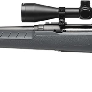 Savage Arms 32212 Axis 2 XP Combo 25-06 Rem 4+1 22" Black Sporter Barrel, Black Drilled & Tapped Steel Receiver, Fixed Gray Synthetic Stock, Left Hand, Boresighted 3-9x40