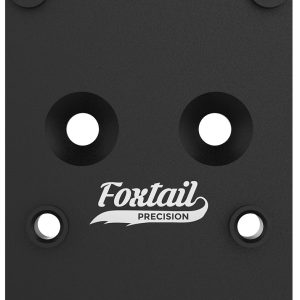 Foxtail Precision 100018 Rear Sight Dovetail Optic Adapter for CZ Shadow Black Anodized CZ Shadow