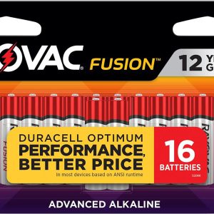 Rayovac 82416T02 AAA HIGH ENREGY Alkaline Batteries Silver/Blue 1.5 Volts 1,123 mAh (16) Single Pack
