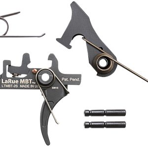 Larue Tactical LTMBT2S MBT-2S Black Two-Stage Curved Fits AR10/AR15