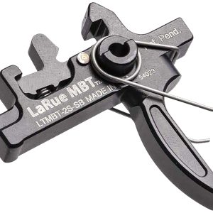 Larue Tactical LTMBT2SSB MBT-2S Black Two-Stage Straight Fits AR10/AR15