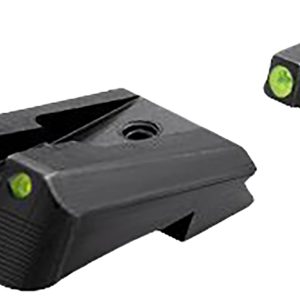Kimber Mfg.,inc ML11219 1911 Tactical Wedge Fixed Night Sight Set  Green/Tritium Black Outline Front Sight-Green/Tritium Black Outline Rear Sight