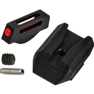 Kimber Mfg.,inc 4000153 KS6 Fiber Optic Sight Set Red/Fiber Optic Front Sight- Black/Blank Rear Sight