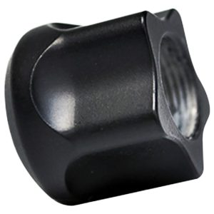 Timber Creek Outdoors 1/228TPBLC Thread Protector Black Billet Aluminum 1/2"x28