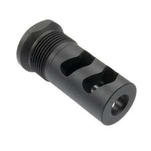 Wilson Combat SPRTMBFB30 Muzzle Brake Whisper 30 Cal 5/8"x24 Black Melonite