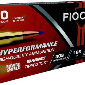 Fiocchi 308TTSX Hyperformance 308Win 168gr Barnes Tipped TSX 20 Per Box/10 Case