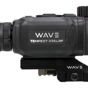 Wave WTS200 Tempest 335 LRF Thermal Black 3.3x35mm Illuminated Multi Reticle 384x288, 12 Microns, 50 Hz Resolution, Digital Zoom 13.2x Rapid/Smooth