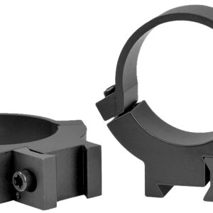 Warne 731M Rimfire 70/30 Horizontal Split Black Steel 30mm Tube Medium 3/8"/11mm Dovetail