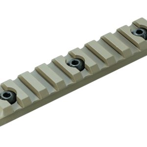 Timber Creek Outdoors M9SPRFDE M-LOK 9 Slot Picatinny Rail FDE Aluminum Fits AR-Platform