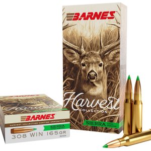 Barnes Bullets 32404 Harvest 308Win 165gr Sierra Tipped GameKing 20 Per Box/10 Case