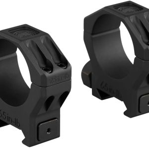 Sig Sauer Electro-Optics SOA63003 Alpha 6 Scope Ring Set Black Stainless Steel 30mm Tube High