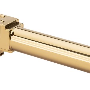 Zaffiri Precision ZP.19BCPG Glock  3.89" Ported Gold TiN Stainless Steel, Fits Glock 19 Gen1-4