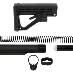 TacFire MAR050B Mil-Spec Buffer Tube  Black Matte AR-15