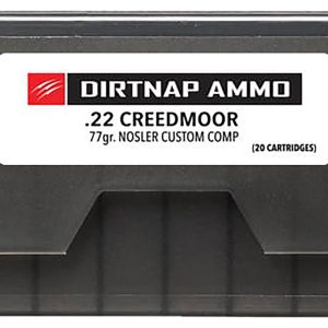 Fierce Firearms DNP22CM77GR Dirtnap 22Creedmoor 77gr 20 Per Box/10 Case
