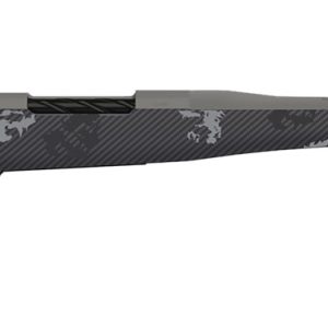 Fierce Firearms TWROG300WIN22GP Twisted Rogue 300 Win 22" Tungsten Cerakote Steel Threaded Barrel, Drilled & Tapped Steel Receiver, LR Negative Comb Phantom Camo Carbon Fiber Stock