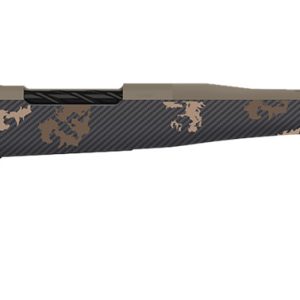 Fierce Firearms TWROG300WIN22BRS Twisted Rogue Mini 300 Win 22" Smoked Bronze Cerakote Steel Threaded Barrel, Drilled & Tapped Steel Receiver, LR Negative Comb Sonora Ambush Camo Carbon Fiber Stock