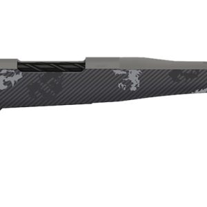 Fierce Firearms TWROG7PRC20GP Twisted Rogue 7mm PRC 20" Tungsten Cerakote Steel Threaded Barrel, Drilled & Tapped Steel Receiver, LR Negative Comb Phantom Camo Carbon Fiber Stock