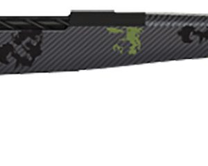 Fierce Firearms TWTROG300PRC22BF Twisted TI Rogue 300 PRC 22" Black Cerakote Steel Threaded Barrel, Black Cerakote Drilled & Tapped Titanium Receiver, LR Negative Comb Forest Camo Carbon Fiber Stock