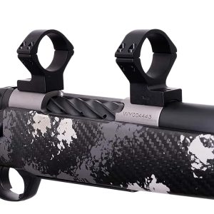 Weatherby TRBVLAS1 Scope Mount/Ring Combo Matte Black Alloy 1" Tube, Weatherby Mark V Medium Rings Standard 6-Lug Action