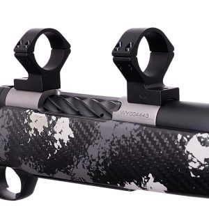 Weatherby W940705 Scope Mount/Ring Combo Matte Black Alloy 1" Tube Weatherby Mark V Medium Rings Magnum 9-Lug Action