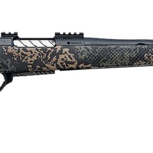 Seekins Precision 0011710261-F Havak PH3 7mm PRC 22" Black Fluted Threaded Barrel, Black Picatinny Rail Steel Receiver, Adj Cheek Riser Woodland Shadow Synthetic Stock