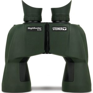 Steiner 2070 Nighthunter 8x56mm BaK-4 Porro Prism, Auto Focus, Matte Green Makrolon w/Rubber Armor