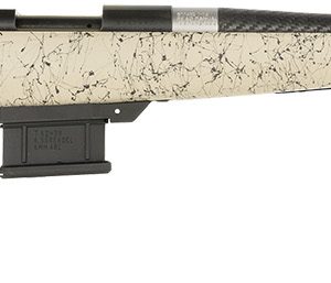 Howa HCE6ARCTAN 1500 Carbon Elevate 6mm ARC 22" Carbon Fiber Wrapped Threaded Barrel, Black Drilled & Tapped Steel Receiver, Fixed Stocky's Tan w/Black Webbing Synthetic Stock, Right Hand