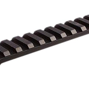 Talley PL0258763 Picatinny Rail  Black Hardcoat Anodized Aluminum Fierce Edge/Fury Long Action 0 MOA