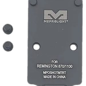 Meprolight USA 901141043 Optics Plate Shotgun Matte Black Aluminum Remington 870 RMR Footprint Mount