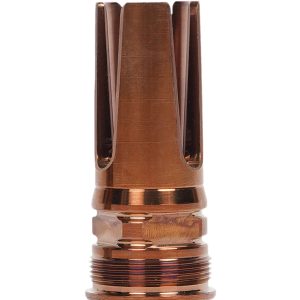 Q LLC ACCFH1/2288.6 Flash Hider 8.6 Blackout Steel 1/2"x28 Threads 2.13" OAL